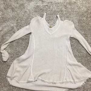 Free people oversided off the shoulder sweater